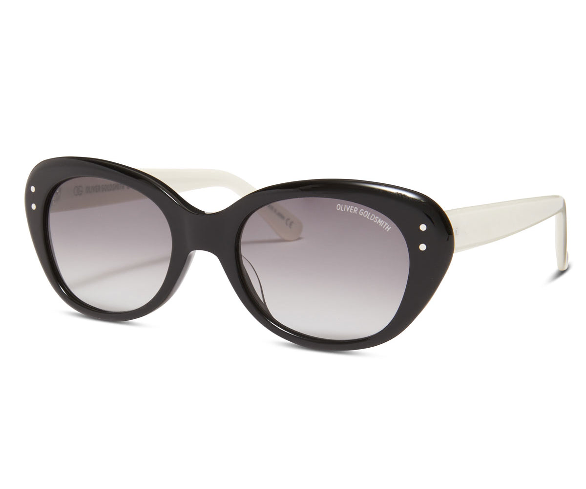 Sophia Sunglasses with Black & Ivory acetate frame