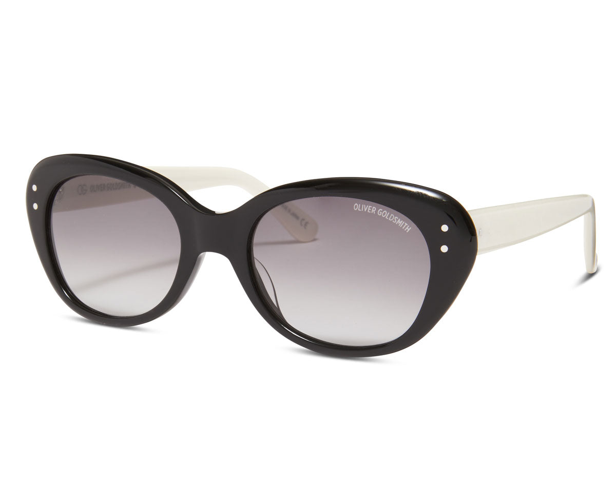 Sophia Sunglasses with Black & Ivory acetate frame