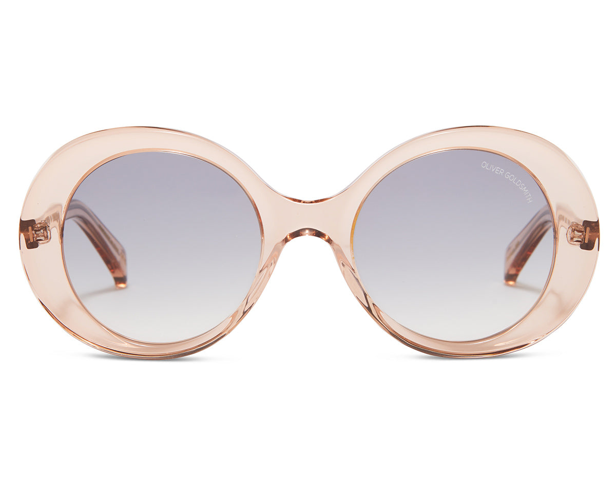 The 1960S 001 Sunglasses with Pink Champagne acetate frame
