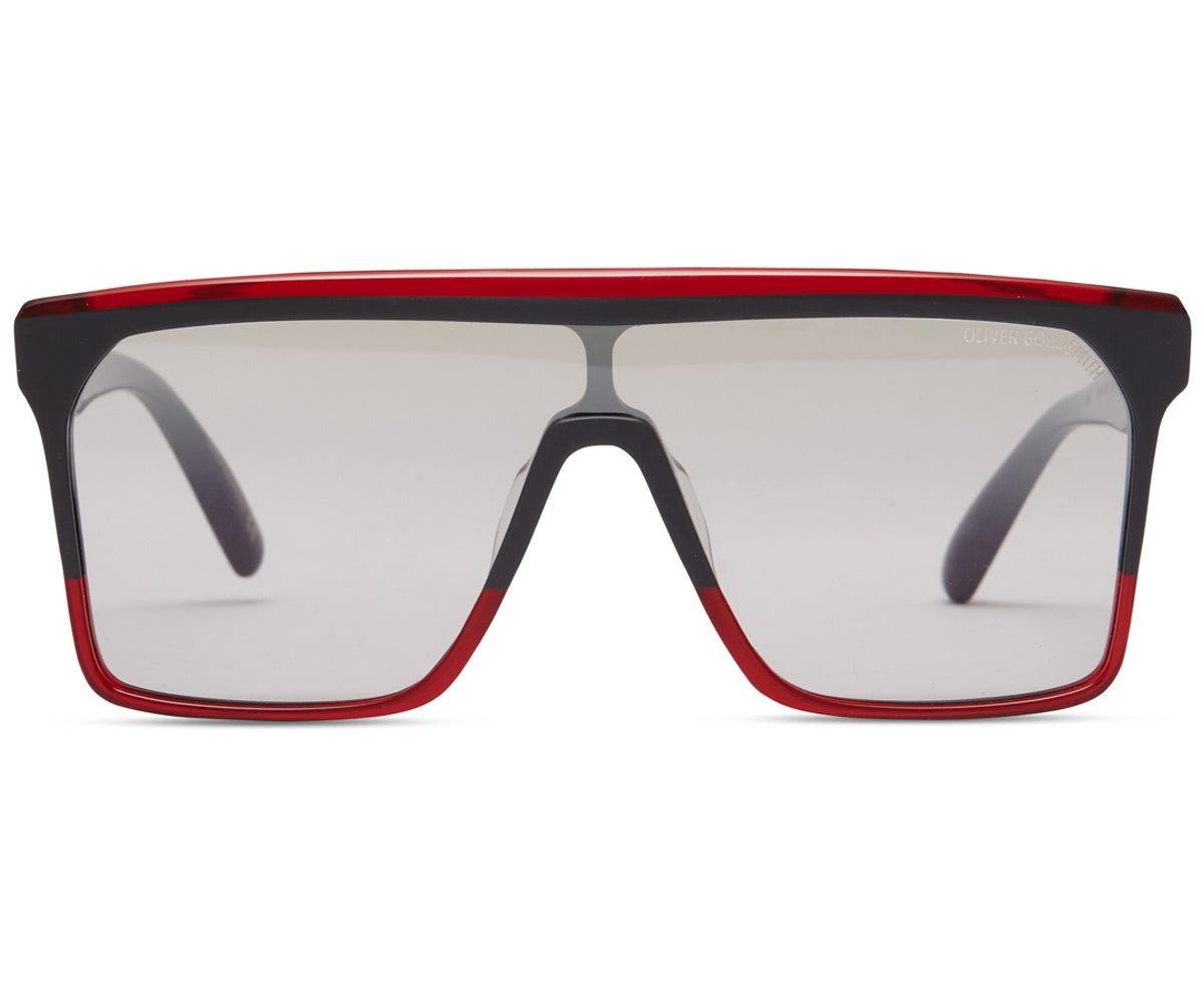 The 1990'S-001 Sunglasses with Slate + Coulis acetate frame