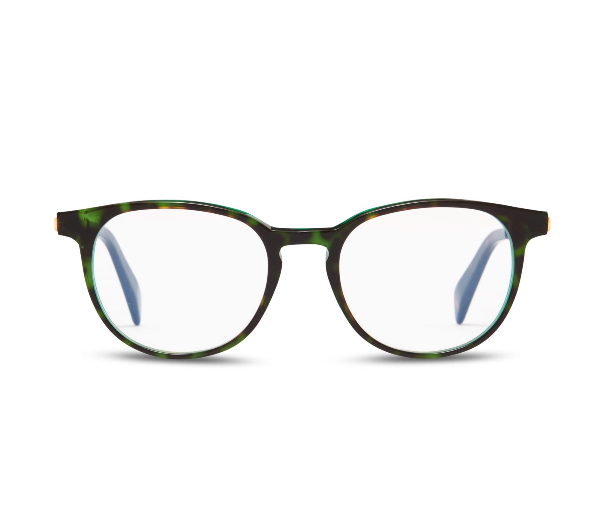 A pair of Aston glasses with tortoise frames on a white background.