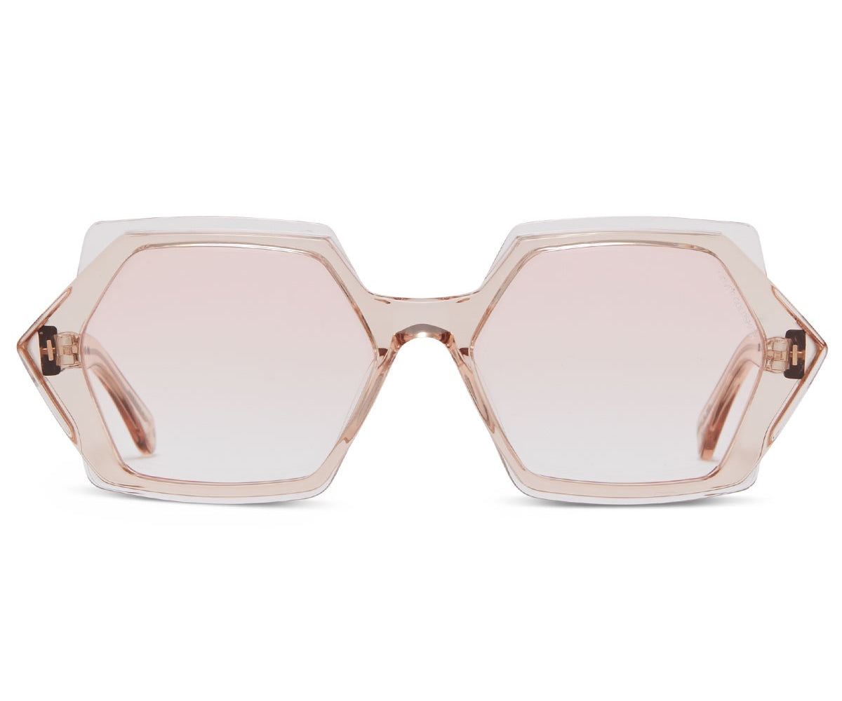 Ego Sunglasses with Pink Champagne acetate frame