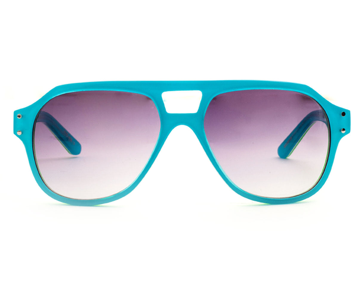 Glyn Kids Sunglasses with Aqua Fresh acetate frame