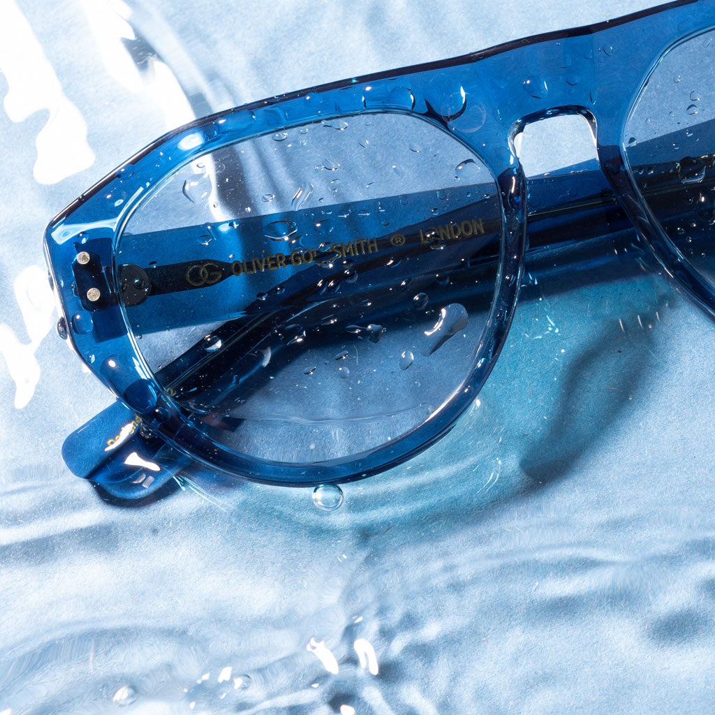 Oliver Goldsmith Blue Gopas Winter Sunglasses
