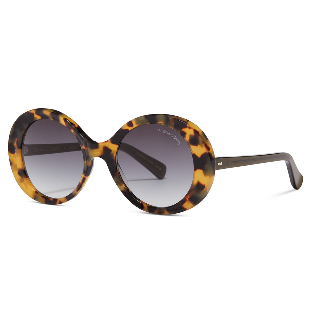 The 1960S 001 Sunglasses with Leopard acetate frame