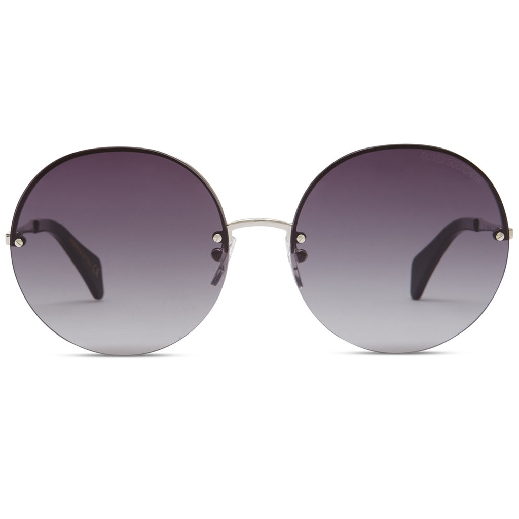 The 1970S 001 Sunglasses with Smoke (Armani Gold Silver) acetate frame