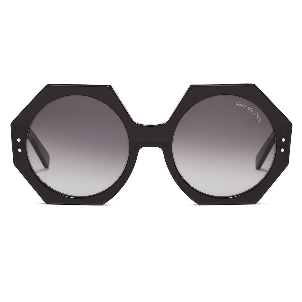 Hex Sunglasses with Almost Black acetate frame