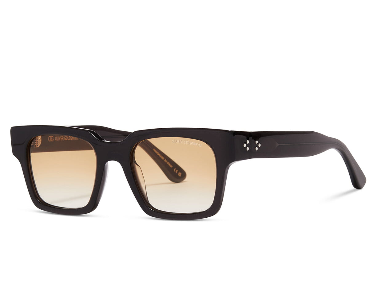 Winston WS Sunglasses with Almost Black acetate frame