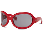 Yuhu Sunglasses with Red acetate frame