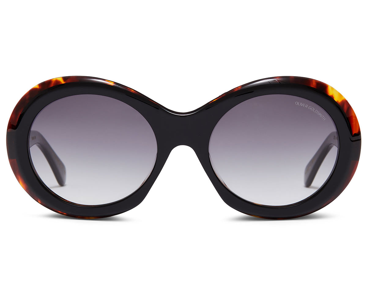Audrey Sunglasses with  Black Amber acetate frame