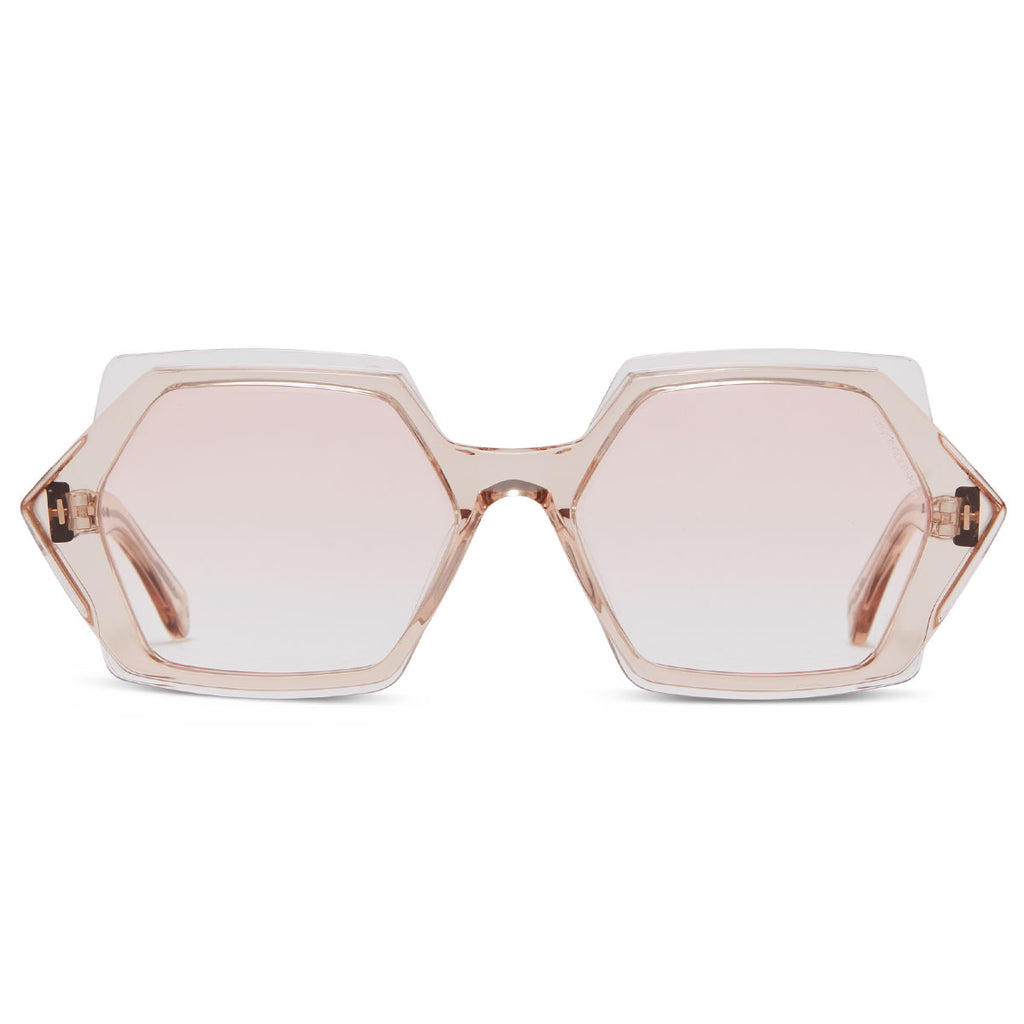 Ego Sunglasses with Pink Champagne acetate frame